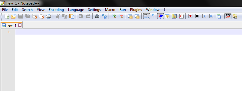 Notepad++ Open