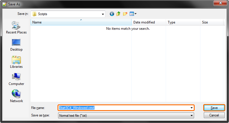 Notepad++ Save Dialog