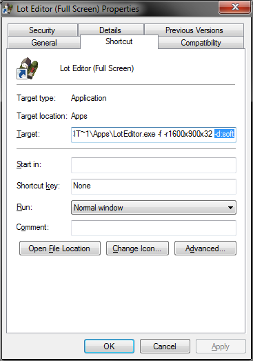 Lot Editor - Full Screen Target Shortcut Example - Software Rendering.png