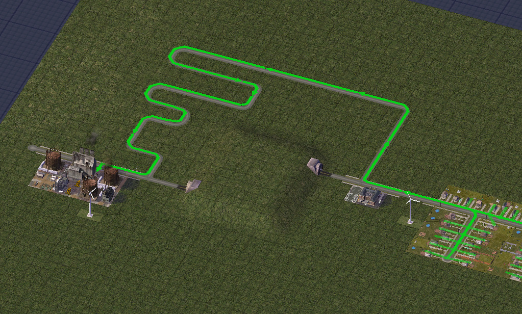 diagonal tunnel (non-functional)