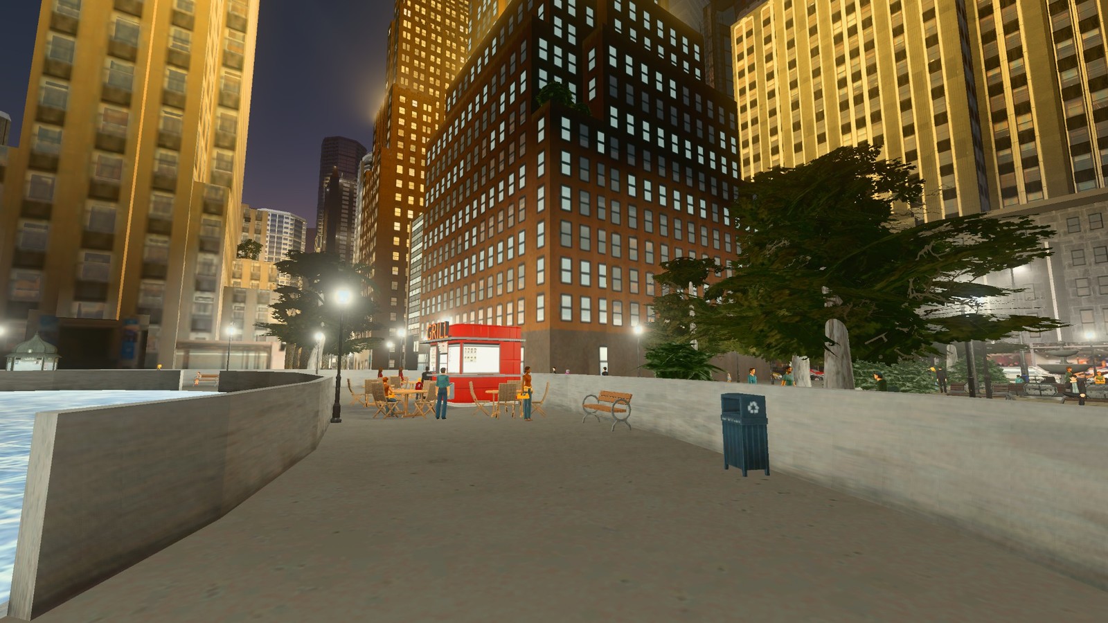 Ice Rink Grill in Andrews Square