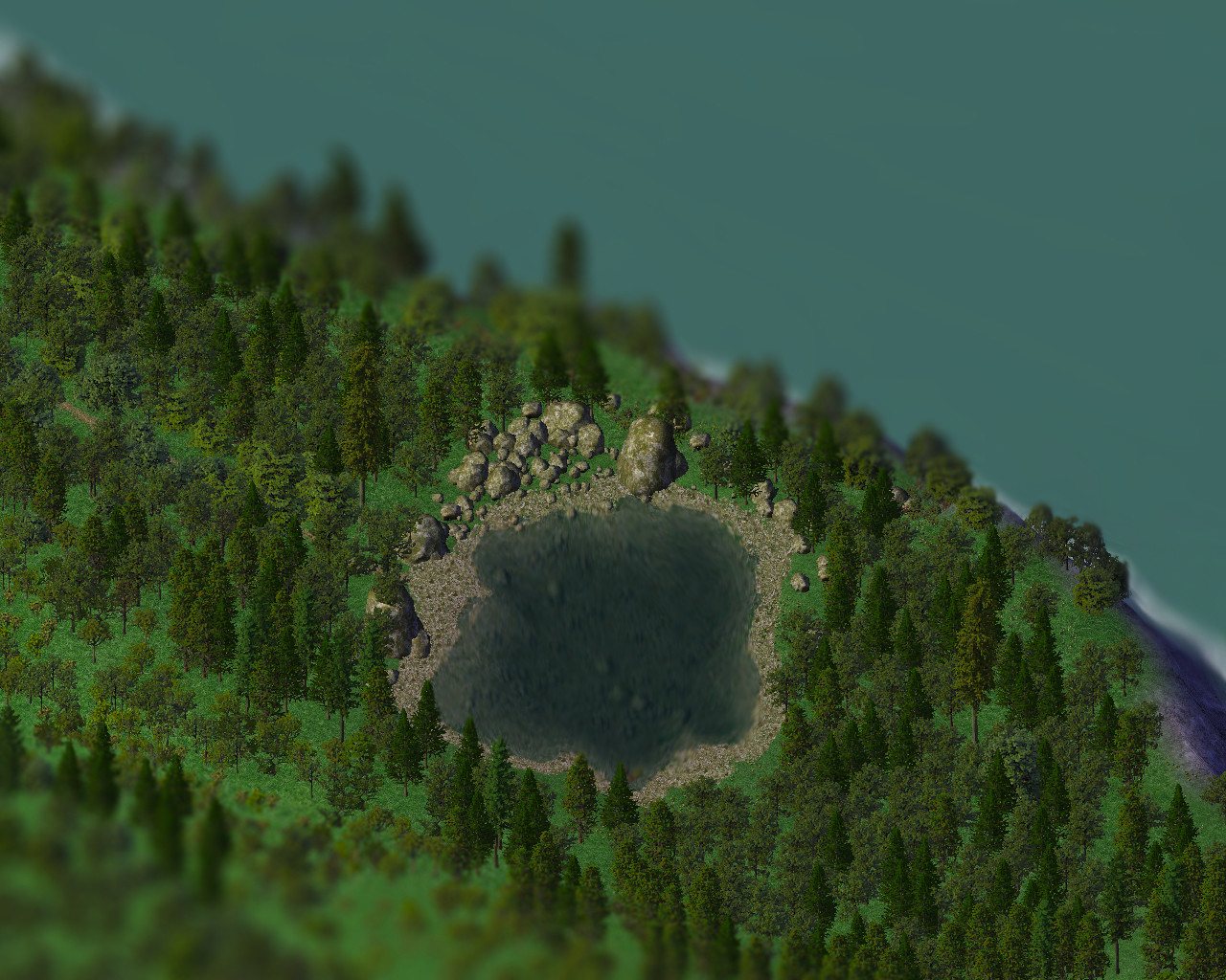 Korukigiiru Island: Twentytwo Lake
