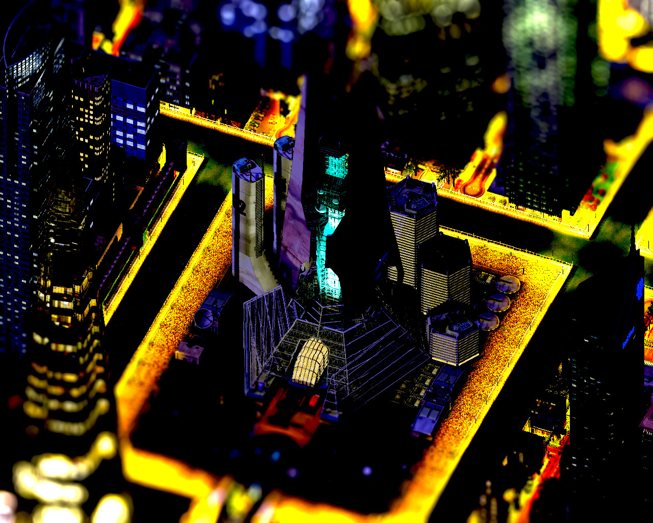 Los Pollos: ᴄᴛOS Control Tower (night)