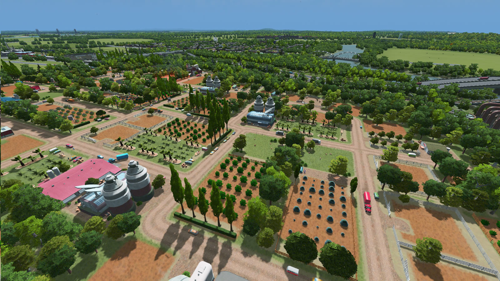 Farms in the town of Piedmont