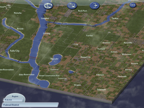 Starting Satellite Map