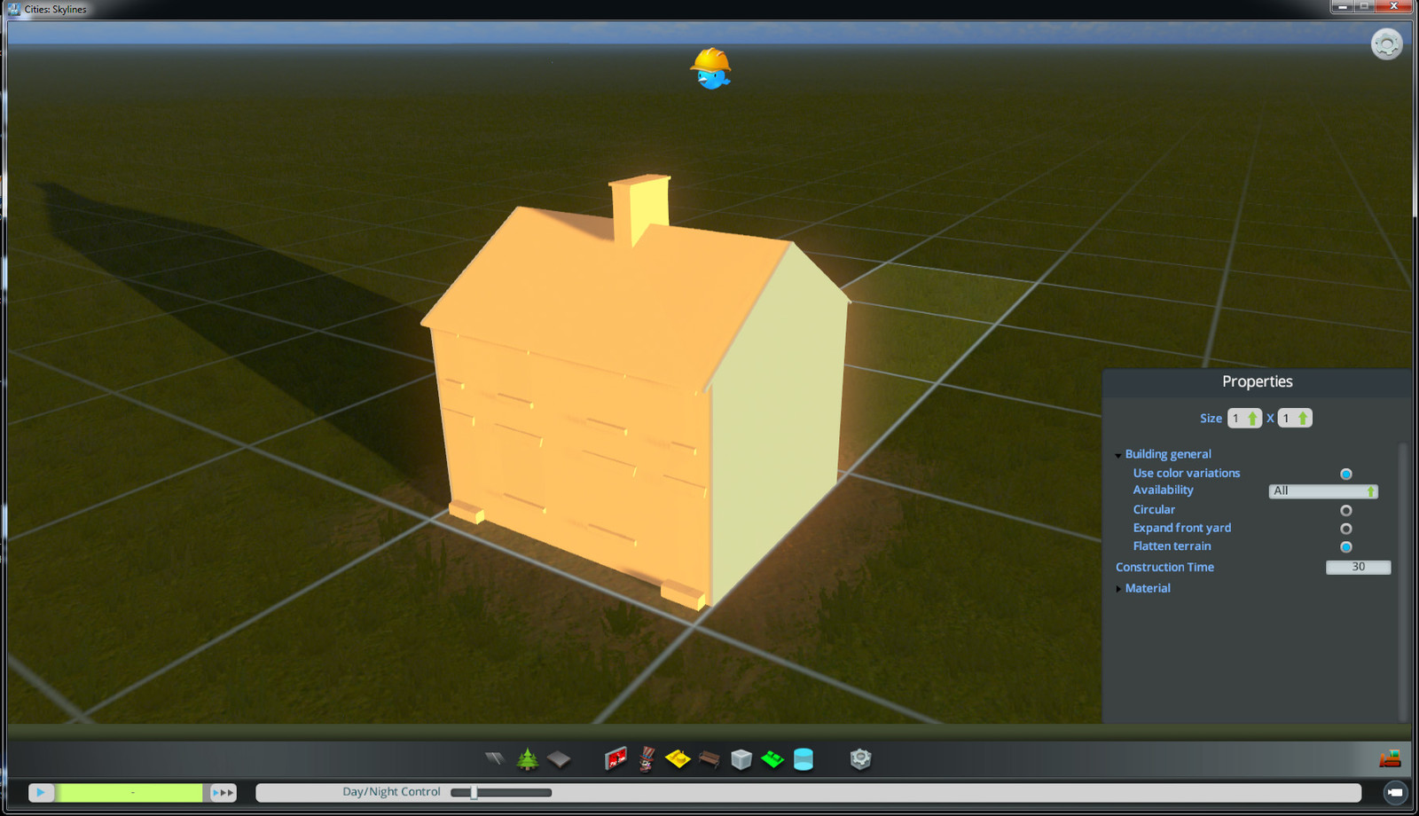 My first ever mesh loaded into the Editor