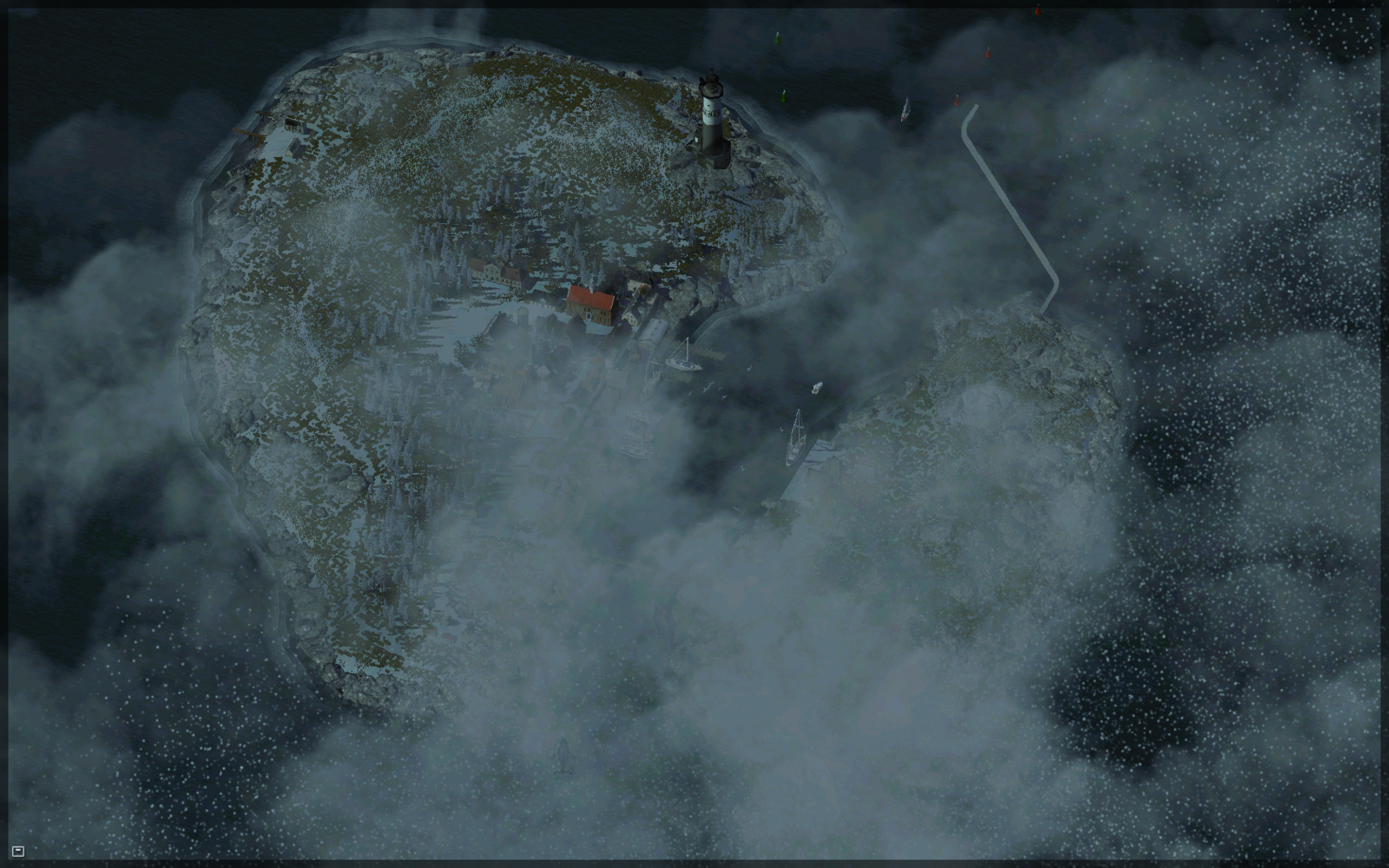 Dead of winter.