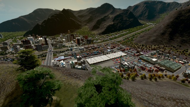Hillside view of Northgate