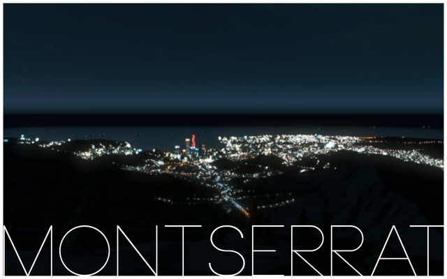 Above this city of lights