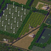 Farmland, Windmills, and Pond