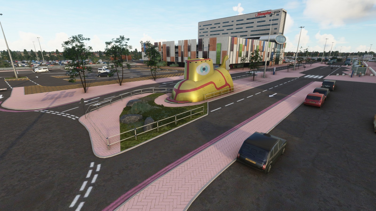 Yellow Submarine, Liverpool Airport