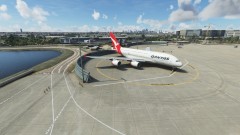 Qantas Airliner, Sydney Airport