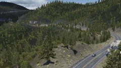 Driving around the Angeles National Forest in California