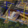 Construction site at day